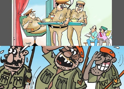 sp made diet chart for police in devariya