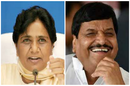 mayawati statement over samajwadi conflict 