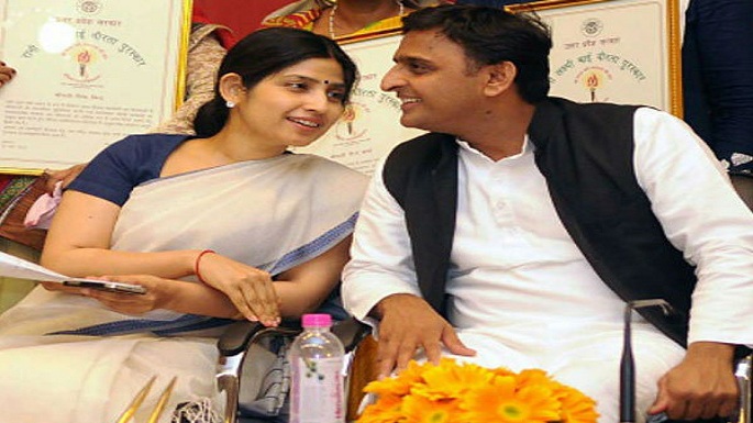 mp-dimpal-yadav-auraiya-rally-statement-on-akhilesh-yadav