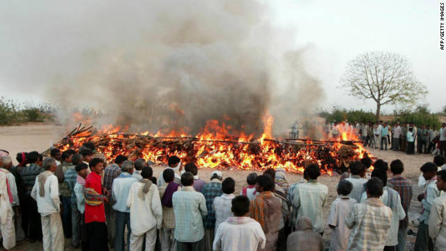 Girls and women do not go to the cremation ground?