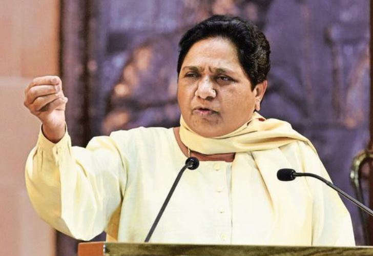 mayawati said, bjp hacking evm machine  