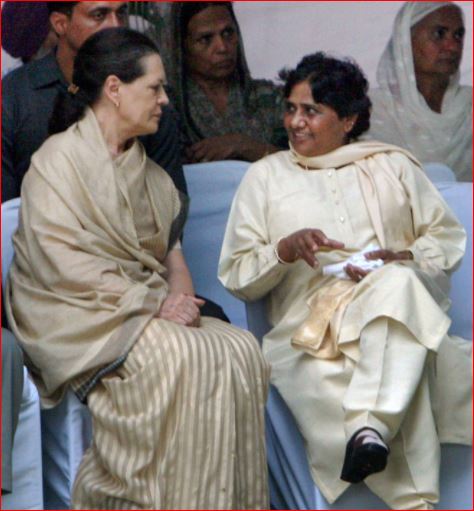 BSP's good relations with Congress Mayawati