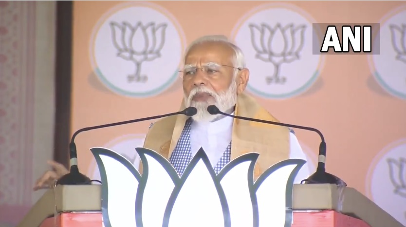 When Surya Tilak of Ram Lalla was taking place, PM Modi made a special appeal to the people gathered in the rally, know what he said
