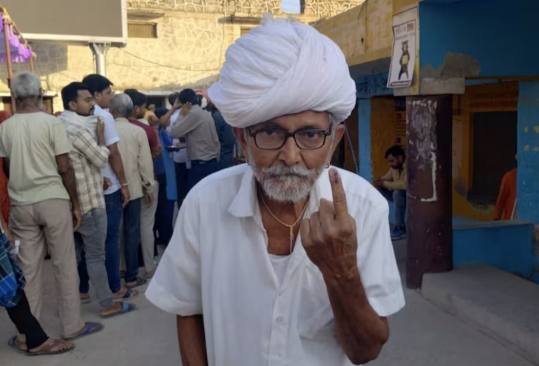 Till 1 pm, highest turnout in Tripura was 54.47%, lowest in Maharashtra.