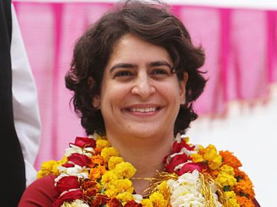 priyanka gandhi in field for congress election campaign