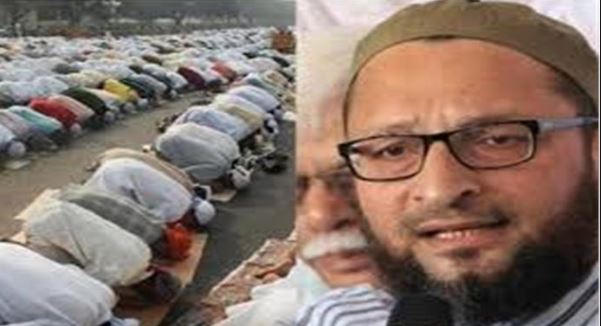 Owaisi attacks Yogi government on issuing notice in case of prayers in the park